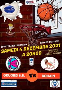 MATCH GRUGIES BB VS BOHAIN @ La Salle les Peupliers